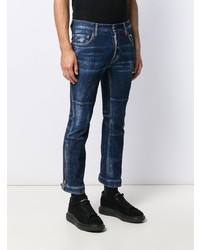 Jean skinny bleu marine DSQUARED2