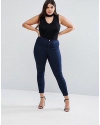 Jean skinny bleu marine Asos