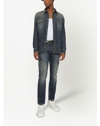 Jean skinny bleu marine Dolce & Gabbana