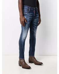 Jean skinny bleu marine DSQUARED2