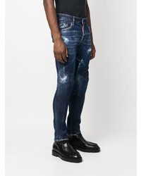 Jean skinny bleu marine DSQUARED2