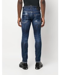 Jean skinny bleu marine DSQUARED2