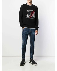 Jean skinny bleu marine DSQUARED2