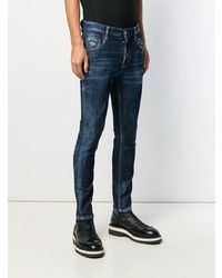 Jean skinny bleu marine DSQUARED2