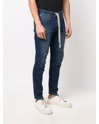 Jean skinny bleu marine Attachment