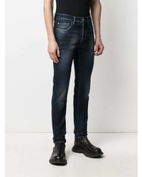 Jean skinny bleu marine Les Hommes