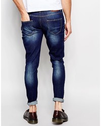 Jean skinny bleu marine