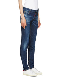 Jean skinny bleu marine Dsquared2