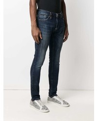 Jean skinny bleu marine Philipp Plein