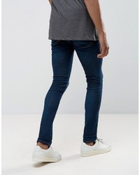 Jean skinny bleu marine Jack and Jones