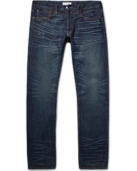 Jean skinny bleu marine