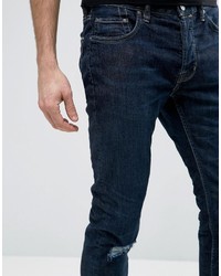 Jean skinny bleu marine AllSaints