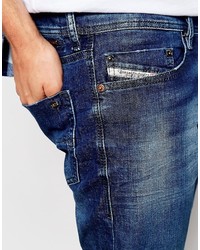 Jean skinny bleu marine Diesel