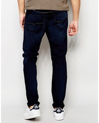 Jean skinny bleu marine Diesel