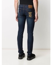 Jean skinny bleu marine Dolce & Gabbana