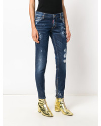 Jean skinny bleu marine Dsquared2