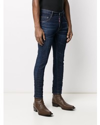 Jean skinny bleu marine DSQUARED2