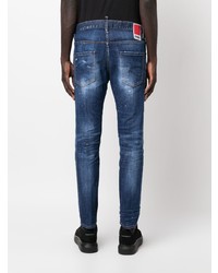 Jean skinny bleu marine DSQUARED2