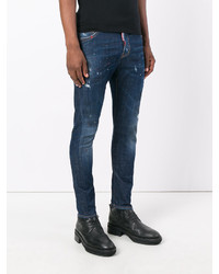 Jean skinny bleu marine DSQUARED2