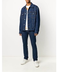 Jean skinny bleu marine Christian Wijnants