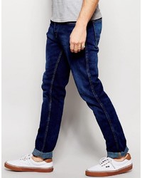 Jean skinny bleu marine Pull&Bear