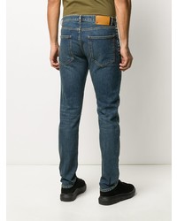 Jean skinny bleu marine Valentino