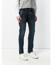 Jean skinny bleu marine Barba