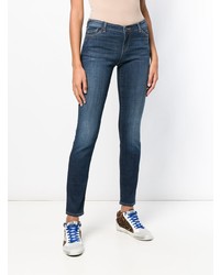 Jean skinny bleu marine Emporio Armani