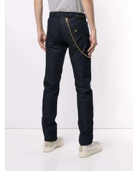 Jean skinny bleu marine Emporio Armani