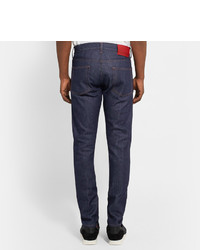 Jean skinny bleu marine Alexander McQueen