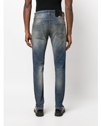 Jean skinny bleu marine Salvatore Santoro