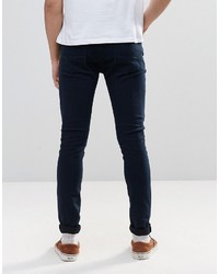 Jean skinny bleu marine Pull&Bear