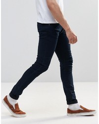 Jean skinny bleu marine Pull&Bear