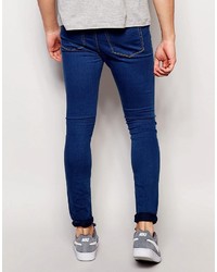 Jean skinny bleu marine Pull&Bear