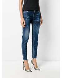 Jean skinny bleu marine Dsquared2