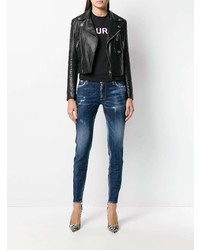 Jean skinny bleu marine Dsquared2