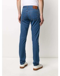 Jean skinny bleu Canali