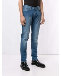 Jean skinny bleu Emporio Armani