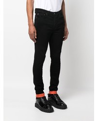 Jean skinny brodé noir Ksubi