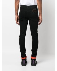 Jean skinny brodé noir Ksubi