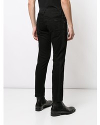 Jean skinny brodé noir Dolce & Gabbana