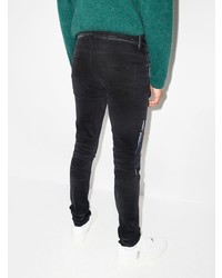 Jean skinny brodé noir Amiri