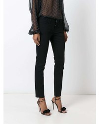 Jean skinny brodé noir Dolce & Gabbana