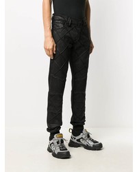 Jean skinny brodé noir Philipp Plein