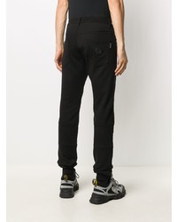 Jean skinny brodé noir Philipp Plein