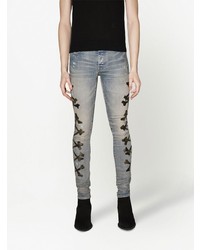 Jean skinny camouflage bleu clair Amiri