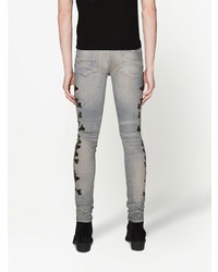 Jean skinny camouflage bleu clair Amiri