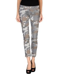 Jean skinny camouflage gris