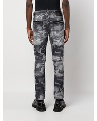 Jean skinny camouflage gris DSQUARED2