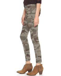 Jean skinny camouflage olive True Religion